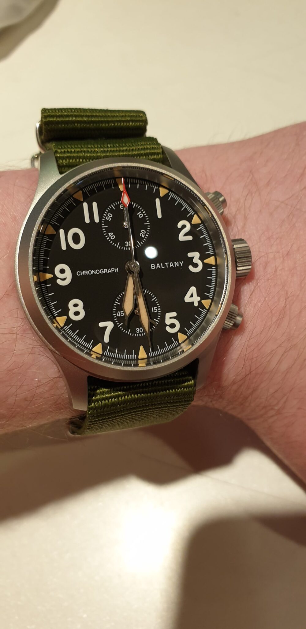 Vintage Military Style Quartz Chronograph - Image 39