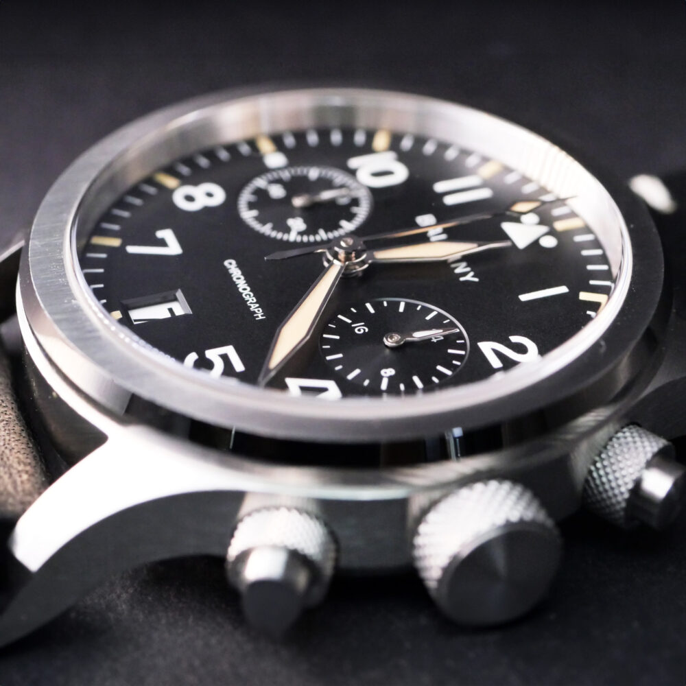 Military Chronograph Pilot Watch with Calendar - Image 22
