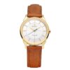White Dial Gold Case