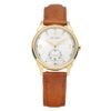 Gold Case White Dial